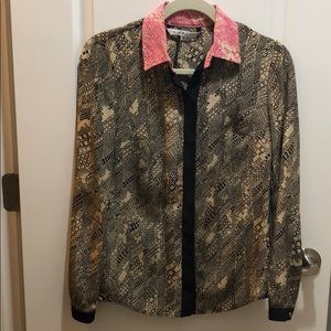 Trina Turk silk butter shirt